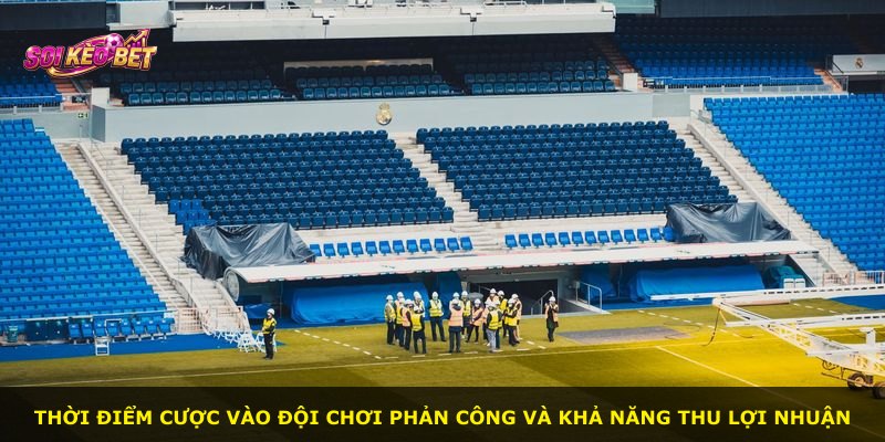 Thời điểm cược vào đội chơi phản công và khả năng thu lợi nhuận